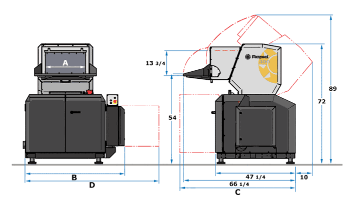 Série 400 “à cœur ouvert” Dimensions