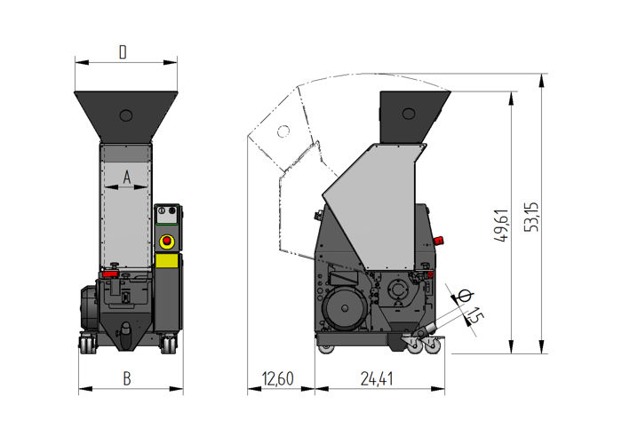 150 Serie Disegno quotato/Layout