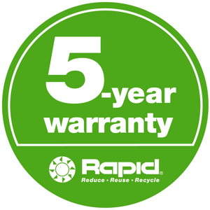 5 Year Warranty Green