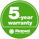 5 Year Warranty Green