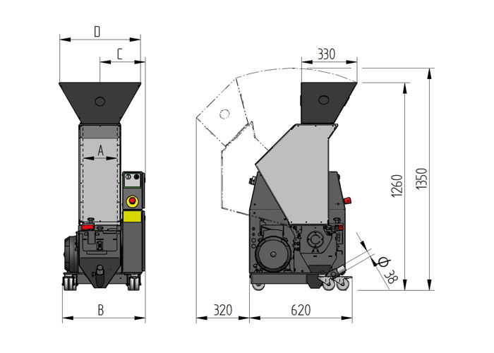 150 Serie Disegno quotato/Layout