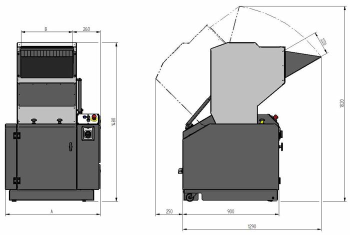 200 Series Dimensional drawing/layout